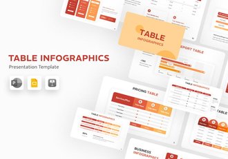 表格数据可视化演示PPT模板 - 顶尖PPT