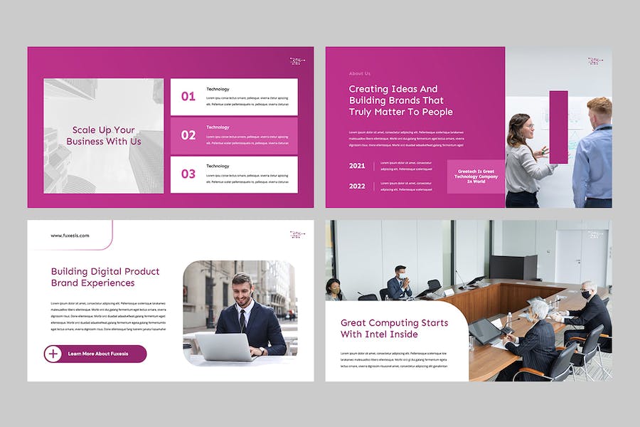 科技产品互联网创新技术Keynote模板 - 顶尖PPT