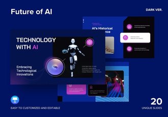 人工智能AI科技未来keynote模板 - 顶尖PPT