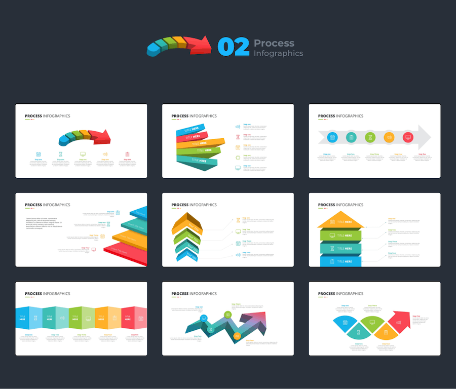 国外信息图表数据可视化高级PPT模板 - 顶尖PPT