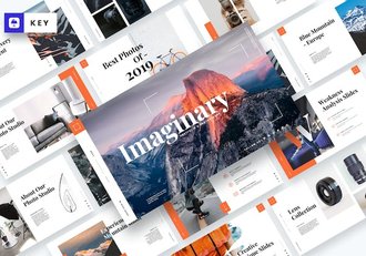 简约风格摄影主题keynote模板 - 顶尖PPT