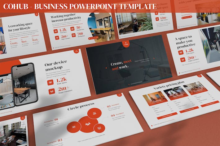 业务合作项目会议商务商业PPT模板 - 顶尖PPT