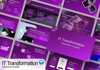 IT技术AI人工智能keynote模板 - 顶尖PPT