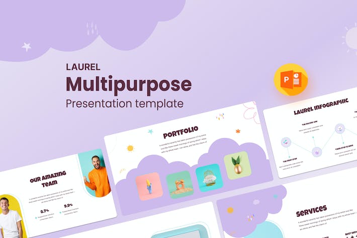 多用途创意商务项目汇报PPT模板 - 顶尖PPT