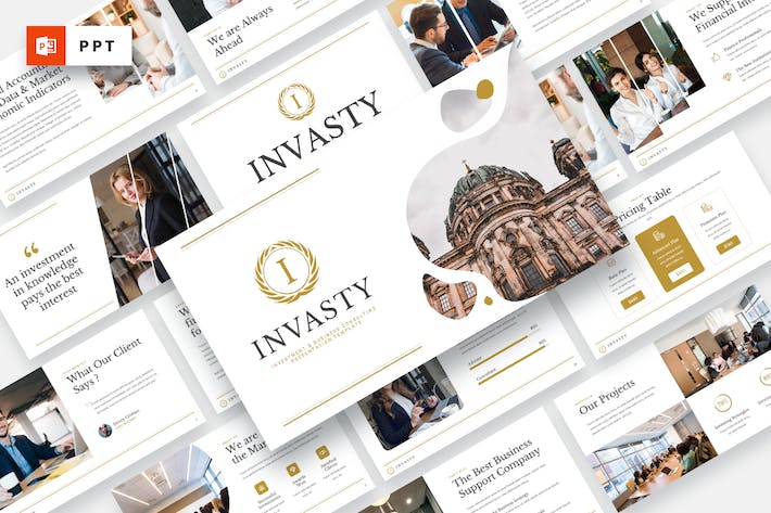 企业项目投资团队介绍PPT模板 - 顶尖PPT