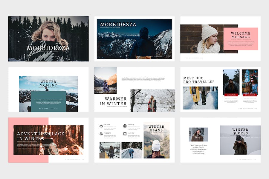 冬季主题活动宣传推广PPT模板 - 顶尖PPT