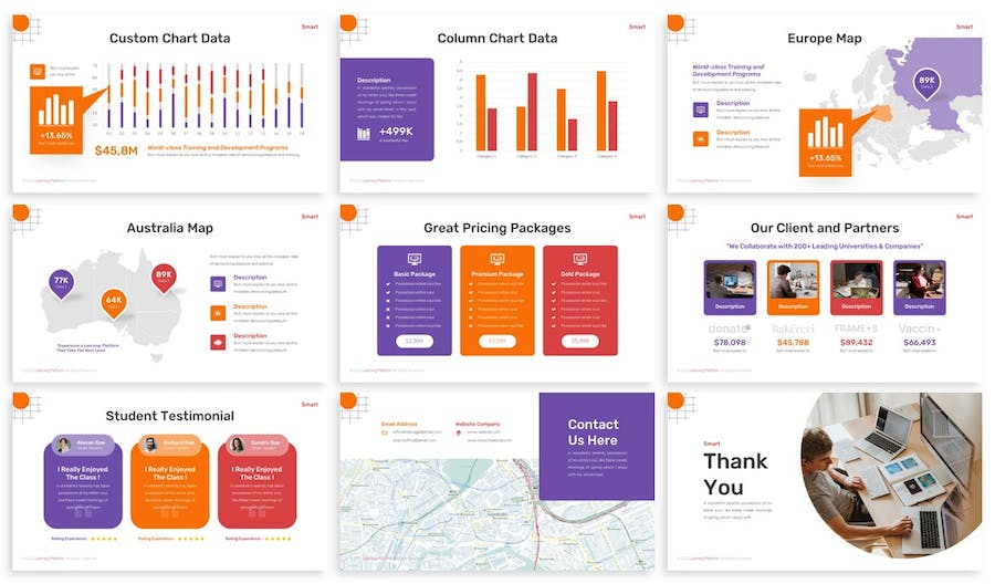 大气商业计划企业培训商务通用PPT模板 - 顶尖PPT