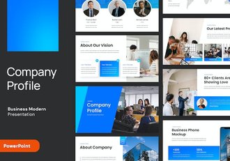 公司企业形象展示方案PPT模板 - 顶尖PPT