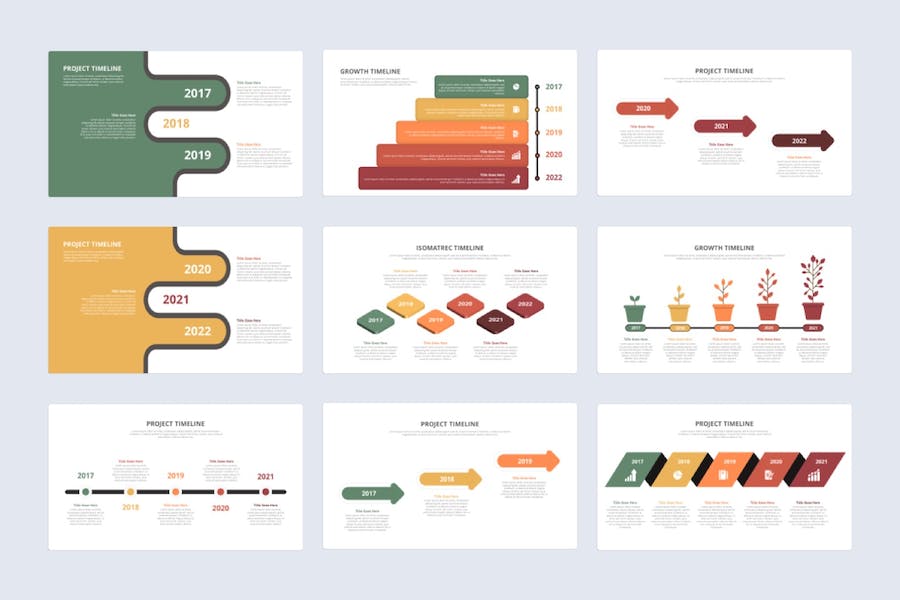 时间规划阶段划分关键节点PPT模板 - 顶尖PPT