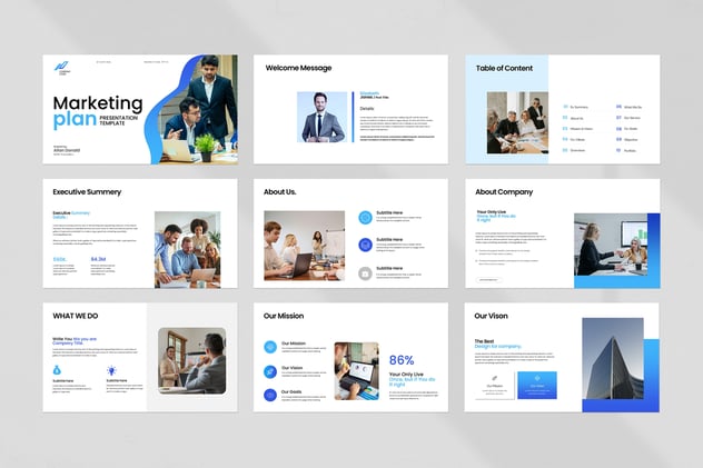 营销计划战略推广策略方案Keynote模板 - 顶尖PPT