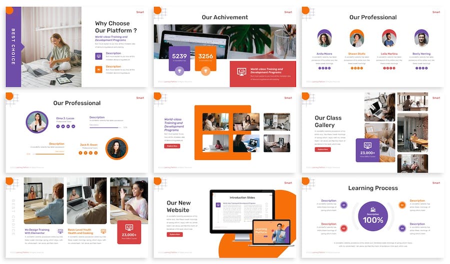 大气商业计划企业培训商务通用PPT模板 - 顶尖PPT
