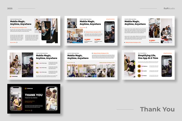 移动应用开发技术演讲方案Keynote模板 - 顶尖PPT