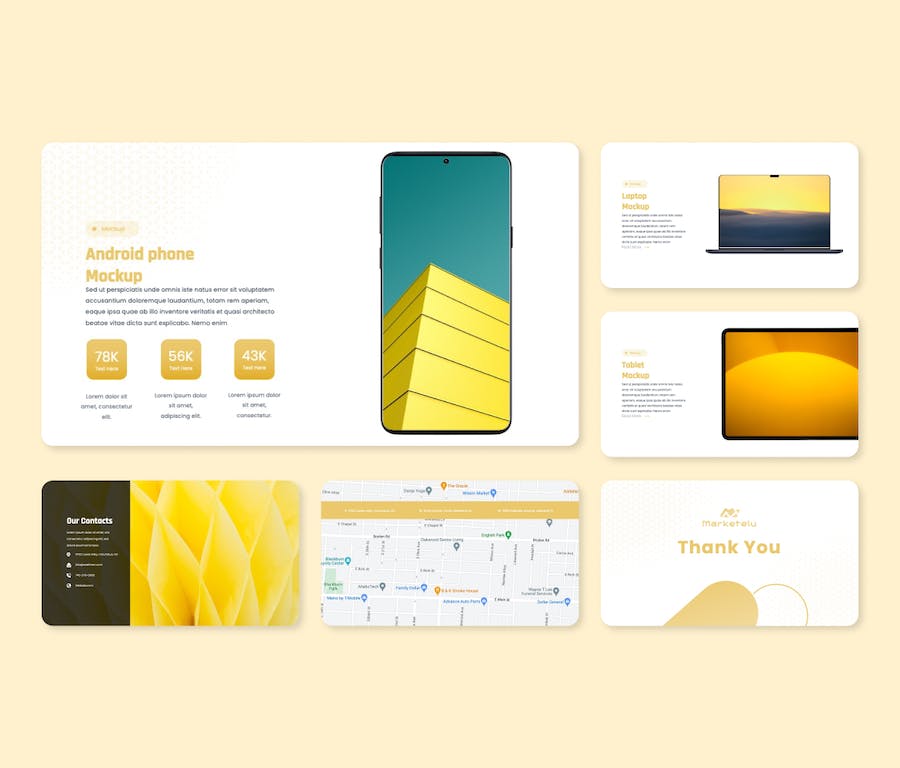 SEO及数字营销业务PPT模板 - 顶尖PPT