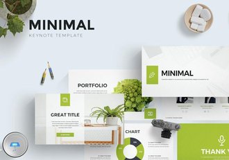 极简商务企业简介服务介绍方案Keynote模板 - 顶尖PPT