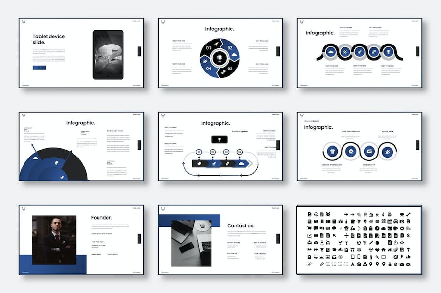 企业通用商务风格PPT模板 - 顶尖PPT