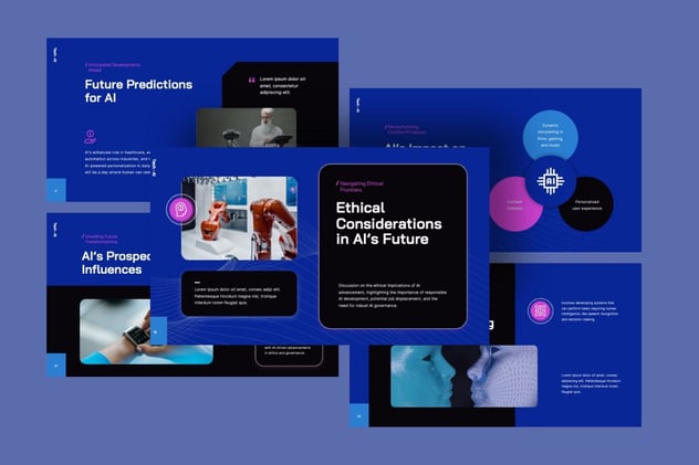 人工智能AI科技未来keynote模板 - 顶尖PPT