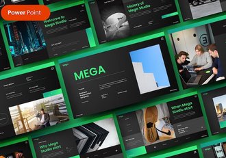 巨型企业宣传介绍PPT模板 - 顶尖PPT