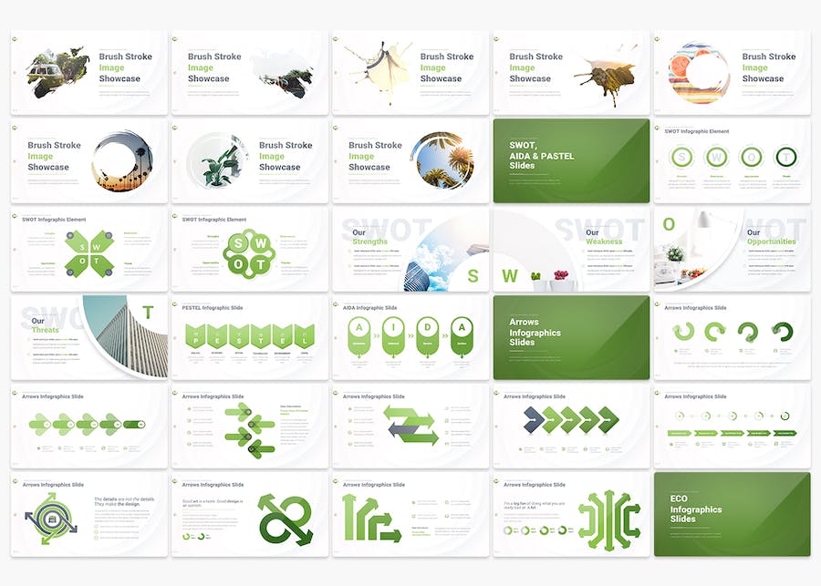 高端商务创意信息图形年终总结PPT模板 - 顶尖PPT