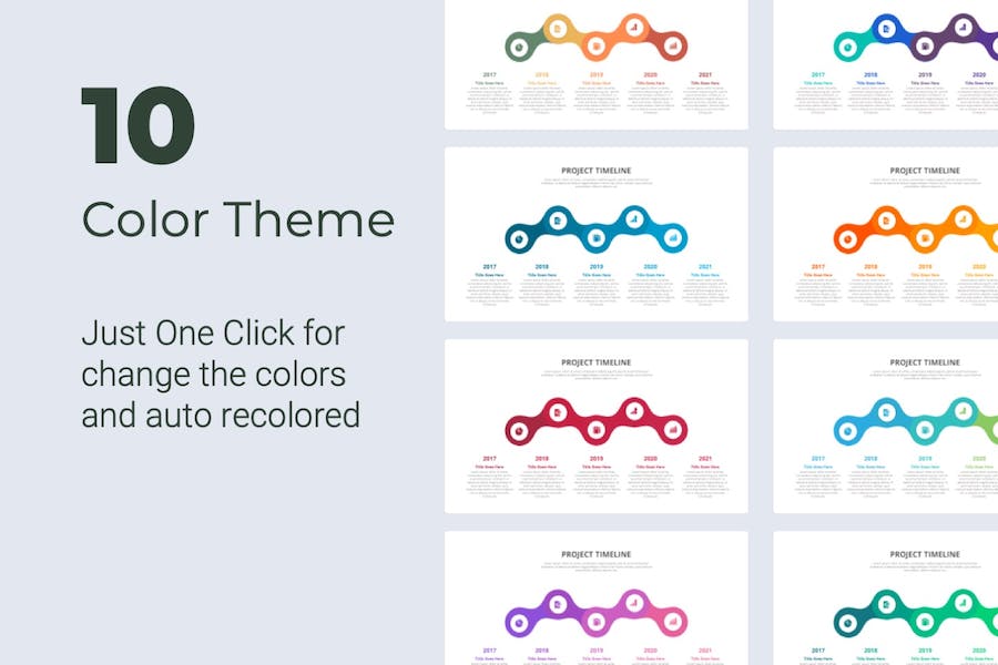 时间规划阶段划分关键节点PPT模板 - 顶尖PPT