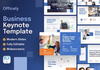 商业合作企业介绍keynote模板 - 顶尖PPT