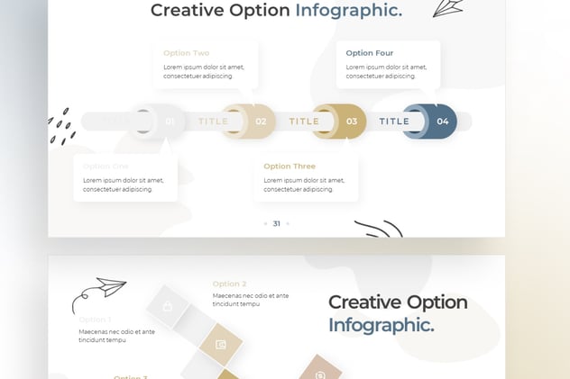 涂鸦风格商务信息图形keynote模板 - 顶尖PPT