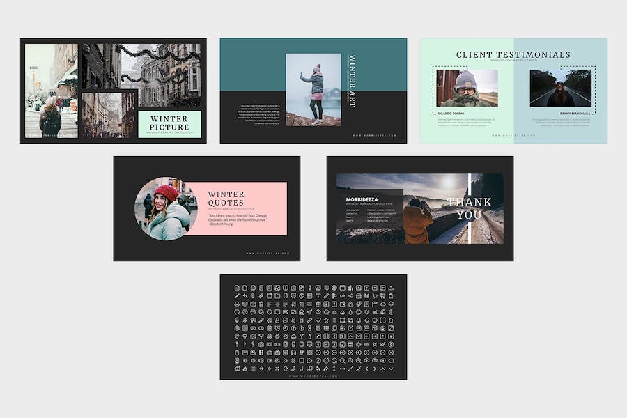 冬季主题活动宣传推广PPT模板 - 顶尖PPT