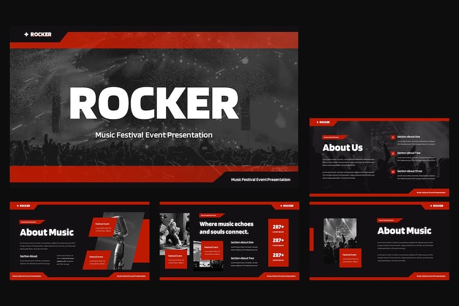 音乐节活动策划方案PPT模板 - 顶尖PPT