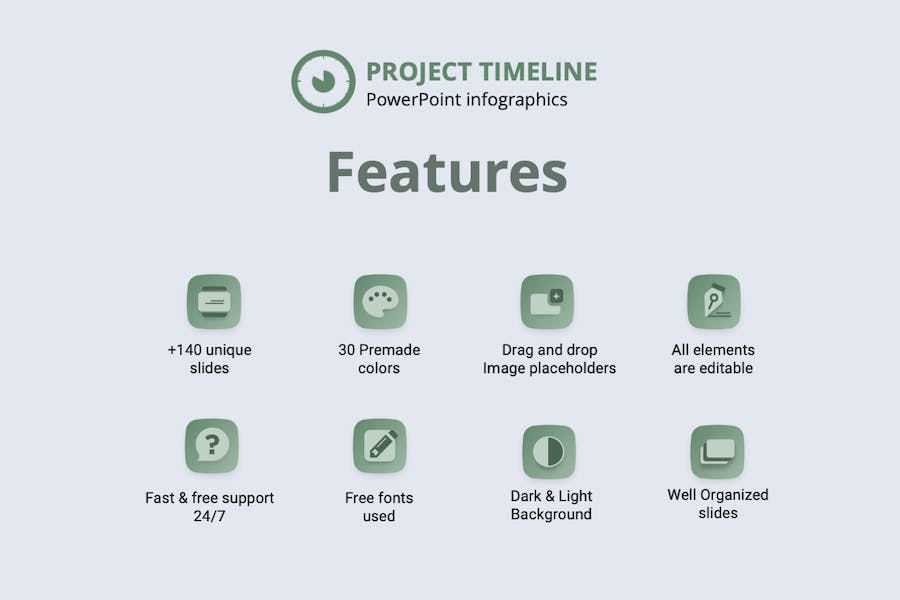 时间规划阶段划分关键节点PPT模板 - 顶尖PPT