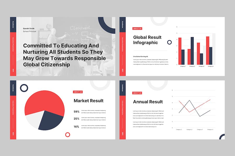 优质教育培训机构课程展示Keynote模板 - 顶尖PPT