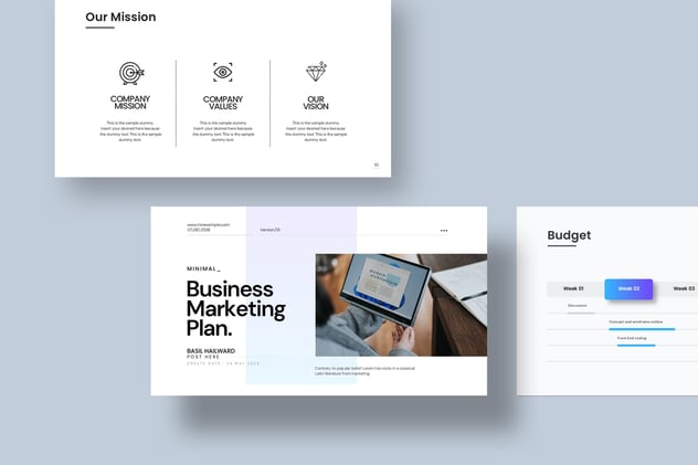 营销计划推广品牌策略Keynote模板 - 顶尖PPT