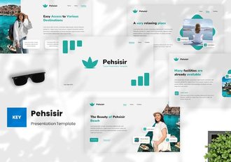 旅游目的地推介攻略方案Keynote模板 - 顶尖PPT