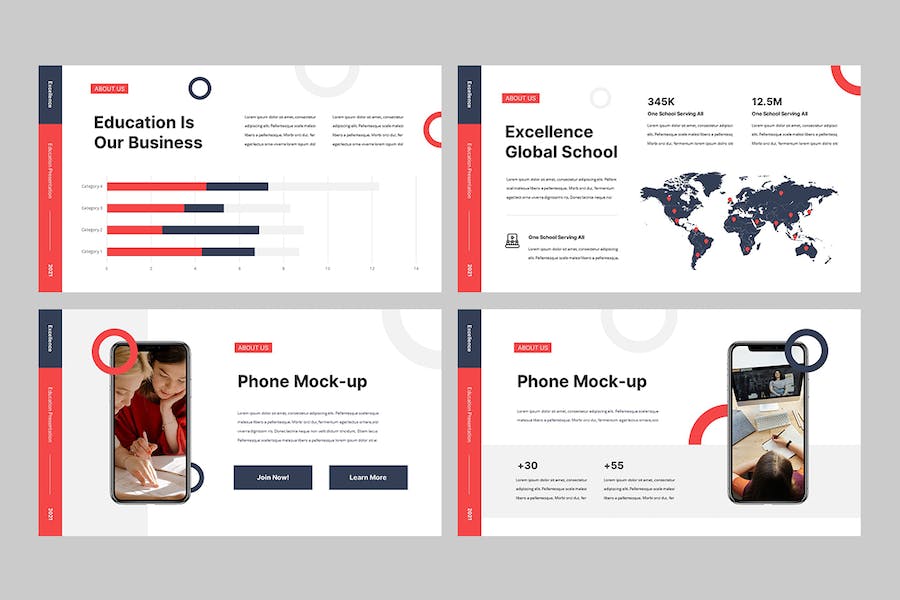 优质教育培训机构课程展示Keynote模板 - 顶尖PPT