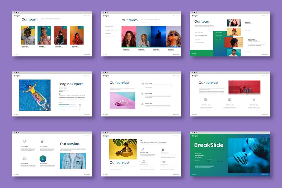 欧美简约商务PPT模板 - 顶尖PPT
