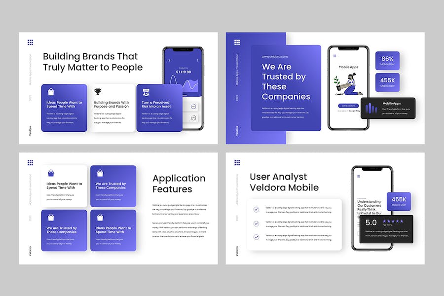 移动应用APP开发设计方案PPT模板 - 顶尖PPT