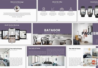 24页欧美大气企业团队介绍商务ppt模板 10种配色 - 顶尖PPT