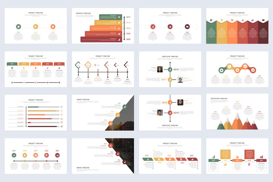 时间规划阶段划分关键节点PPT模板 - 顶尖PPT