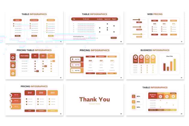表格数据可视化演示PPT模板 - 顶尖PPT