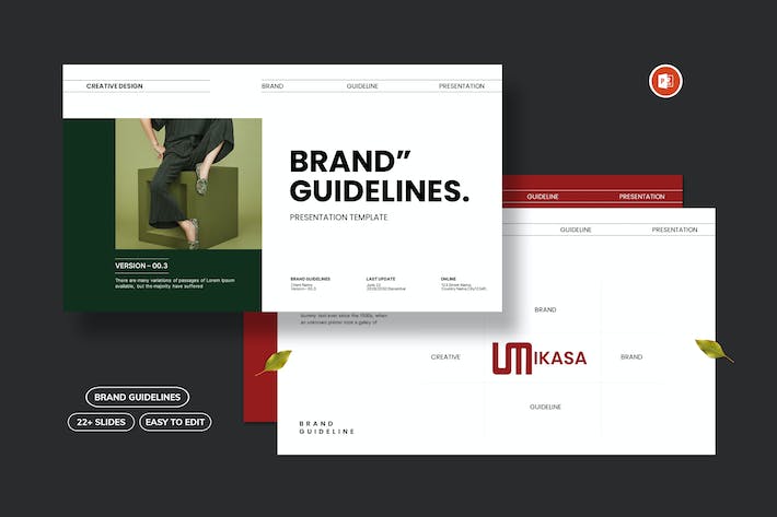 品牌指南推广宣传PPT模板 - 顶尖PPT