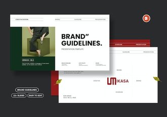 品牌指南推广宣传PPT模板 - 顶尖PPT