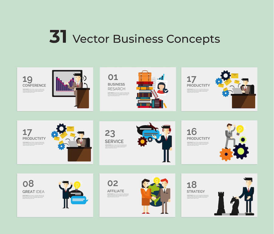 网站提案创意展示PPT模板 - 顶尖PPT