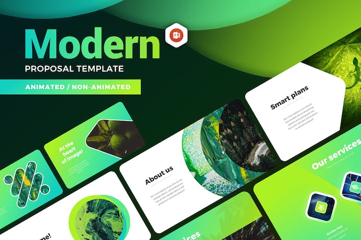 创意大气建议书商业计划项目合作多用途PPT模板 - 顶尖PPT