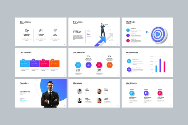 营销计划推广品牌策略Keynote模板 - 顶尖PPT
