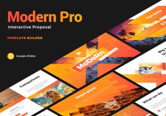 现代互动商业提案方案信息图形PPT模板 - 顶尖PPT