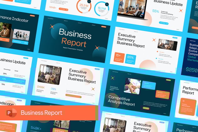 商业运营数据分析报告PPT模板 - 顶尖PPT