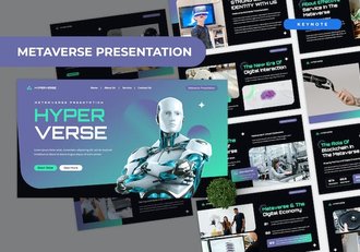 元宇宙科技未来发展趋势Keynote模板 - 顶尖PPT