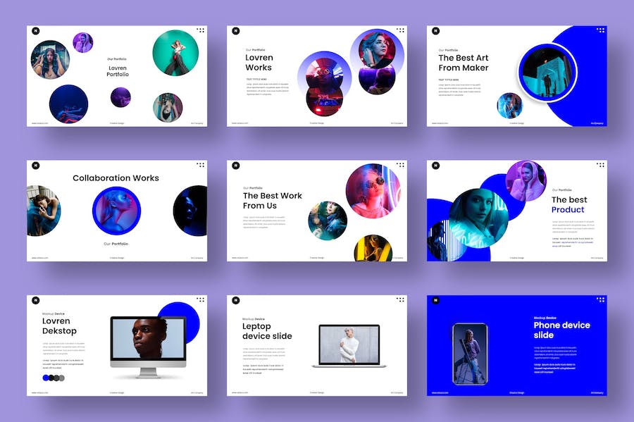 时尚品牌商务推广企业宣传PPT模板 - 顶尖PPT