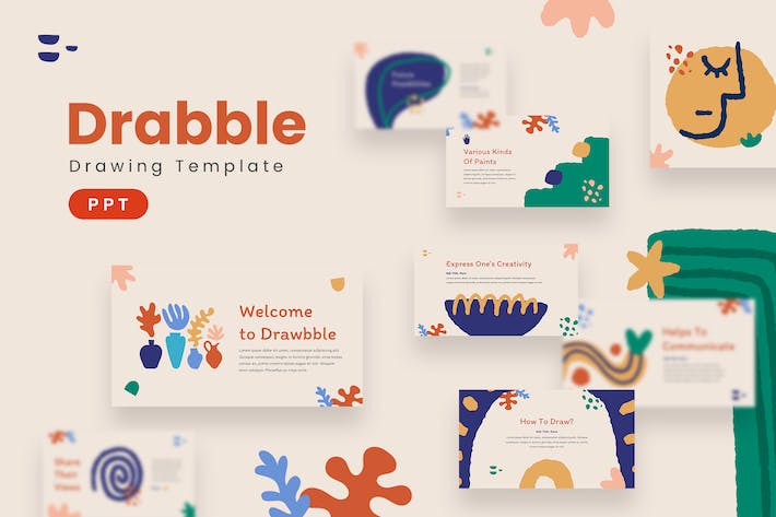 创意风格设计展示PPT模板 - 顶尖PPT