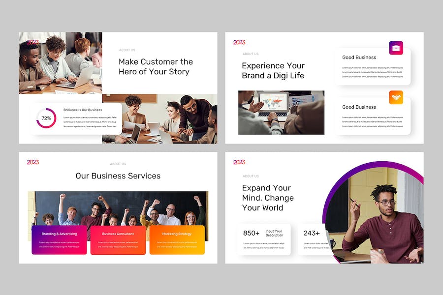 商务业务现代创意营销PPT模板 - 顶尖PPT