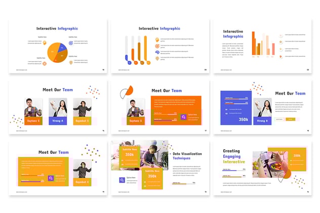 互动式课堂教学PPT模板 - 顶尖PPT