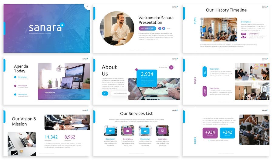 多用途通用企业商务应用Keynote模板 - 顶尖PPT